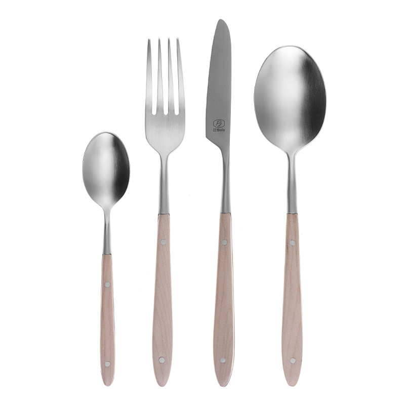 Cutlery set 30 pcs - Gaya Exeter Maple