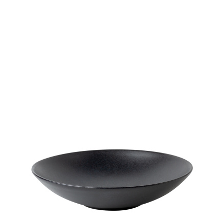 Deep plate 21,5 cm 4 pcs - Basic black matte