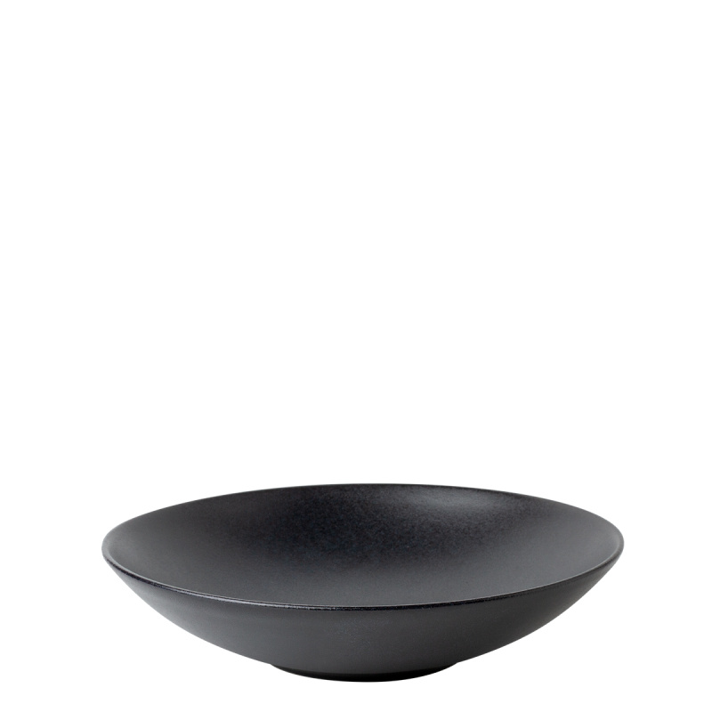 Tiefer Teller 21,5 cm 4 Stk. - Basic schwarz matt