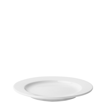 Plate flat flag 19.5 cm - Tosca white