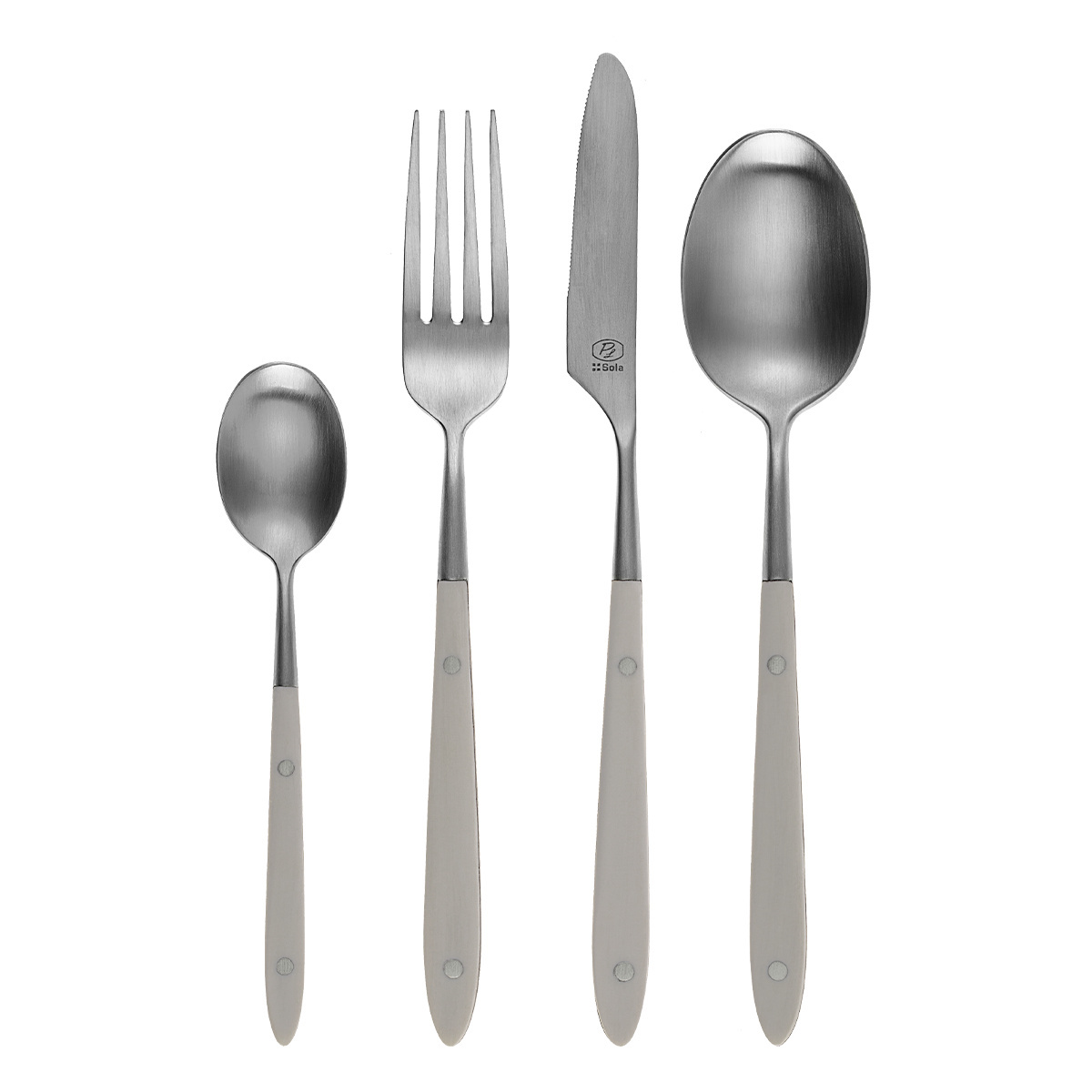 Set di posate 30 pezzi - GAYA Exeter Bistro Handle Sand