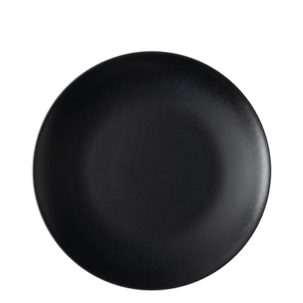 Dinner plate 24 cm 4 pcs - Basic black matte