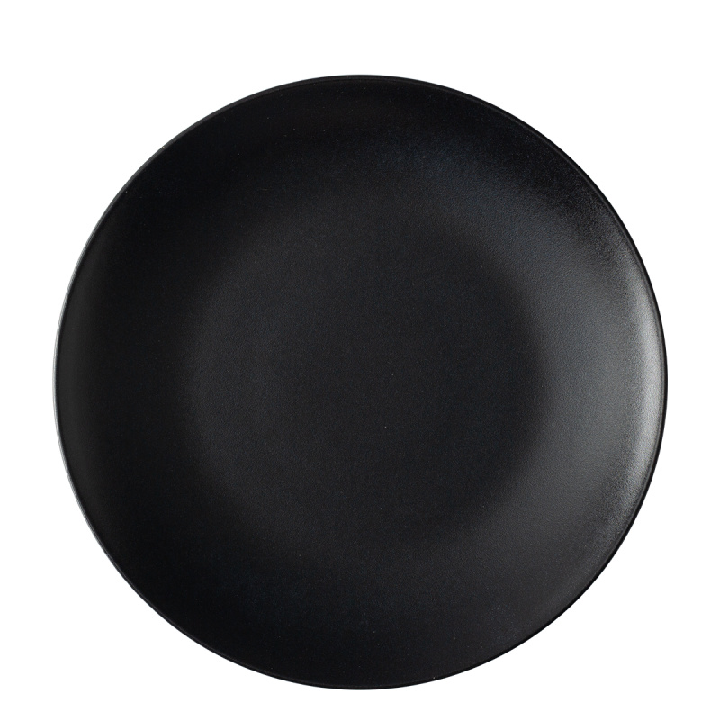 Speiseteller 27 cm 4 Stk. - Basic schwarz matt
