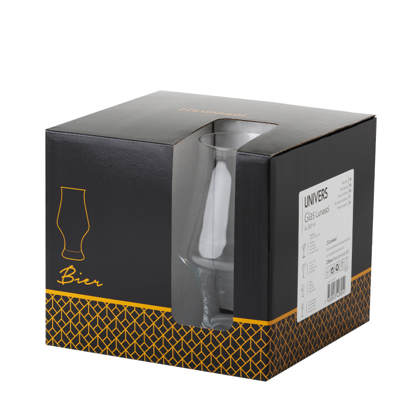 Bicchieri da birra 300 ml set da 4 - Univers Glas Lunasol