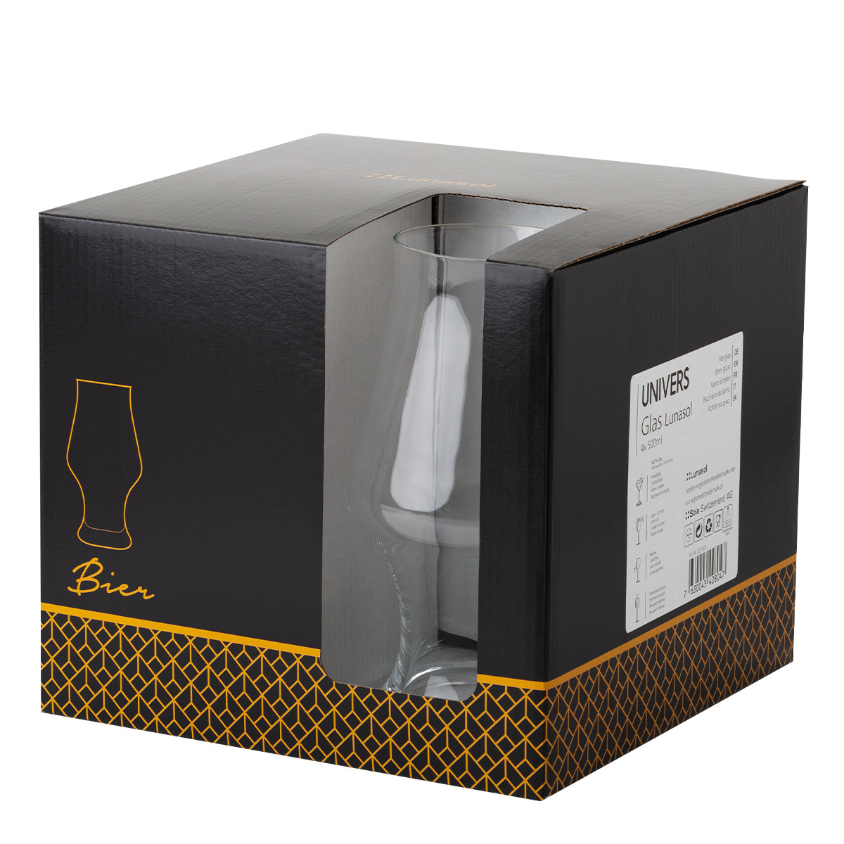 Bicchieri da birra 500 ml set 4 pz - Univers Glas Lunasol