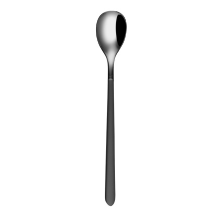 Lemonade Spoons Set 4 pcs - Porto PVD dark titanium / black sandblasted