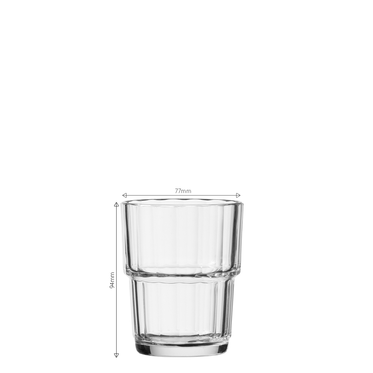 Glass 250 ml set 6 pcs - Arcoroc Norvège
