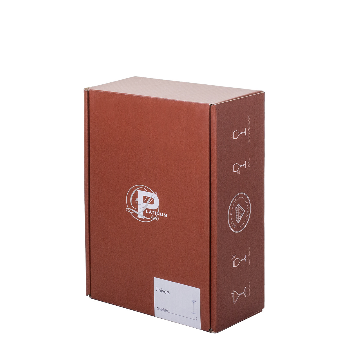 Bicchieri da grappa set 2 pz - Univers Platinum Line