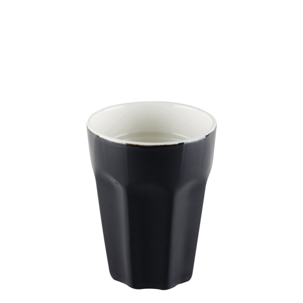 Calice in porcellana medio nero 280 ml - RGB