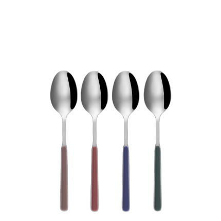 Muesli/dessert spoon set 4 pcs - RGB mix