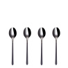 Cucchiaino Set 4 pezzi – Porto PVD grigio chiaro / nero satinato