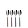 Coffee spoon set 4 pcs – Gallery RGB-Mix handle satin