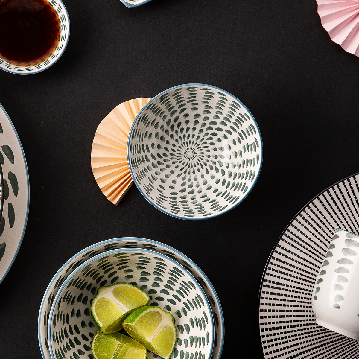 Porcelain set 24 pcs – Elements Asia Water