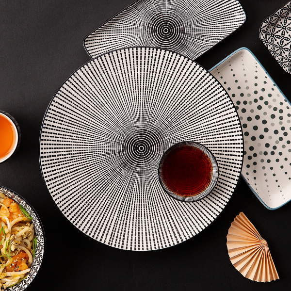 Porcelain set 24 pcs – Elements Asia Fire