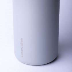 Thermo-Trinkflasche CNS Doppelwand 650 ml grau matt