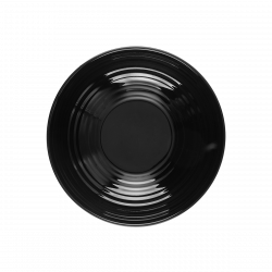 Teller tief Coupe Spiral schwarz 19.5 cm - Gaya