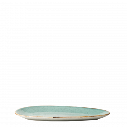 Platte oval 25 cm - Gaya Sand türkis Lunasol