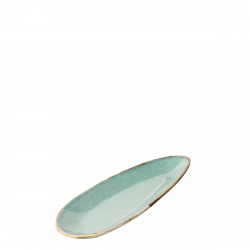 Platte oval 25 cm - Gaya Sand türkis Lunasol