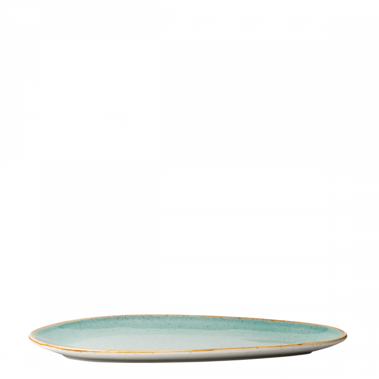 Platte oval 36 cm - Gaya Sand türkis Lunasol