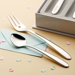 Glacelöffel mit Herz 6tlg. Set – Love Cutlery