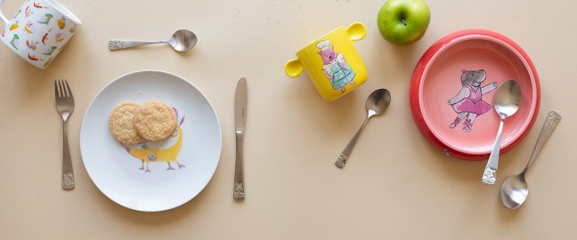 Esslernbesteck: Wie Kinder mit Besteck essen lernen