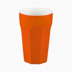 Kaffee- / Milchbecher orange - RGB
