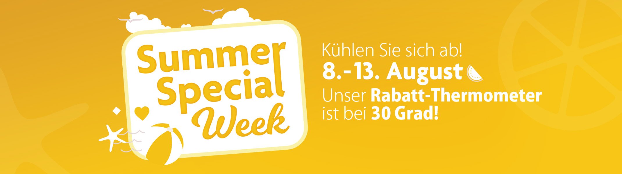 Summer special week 2022 / Homepage banner