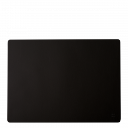 Tischset rechteckig PVC schwarz 45 x 32 cm Elements Ambiente