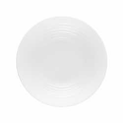 Teller tief Gaya RGB Spiral weiß 23,5 cm