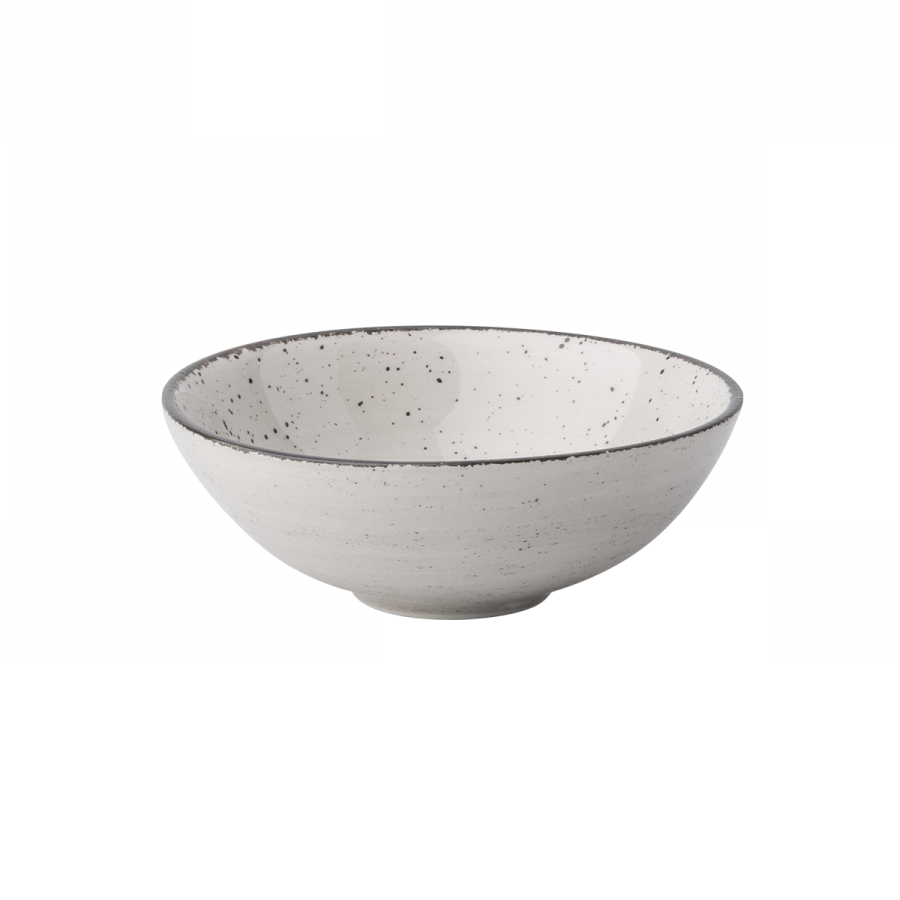 Bowl ø 15 cm H: 5.5 cm - Gaya Atelier light grey speckled