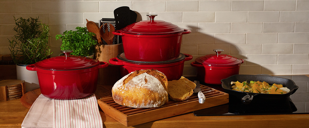The cast iron cookware Jupiter will become your family heirloom