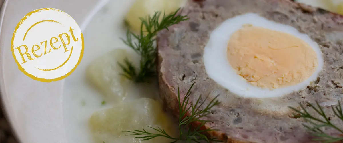 Kartoffelragout mit dem besten Hackbraten
